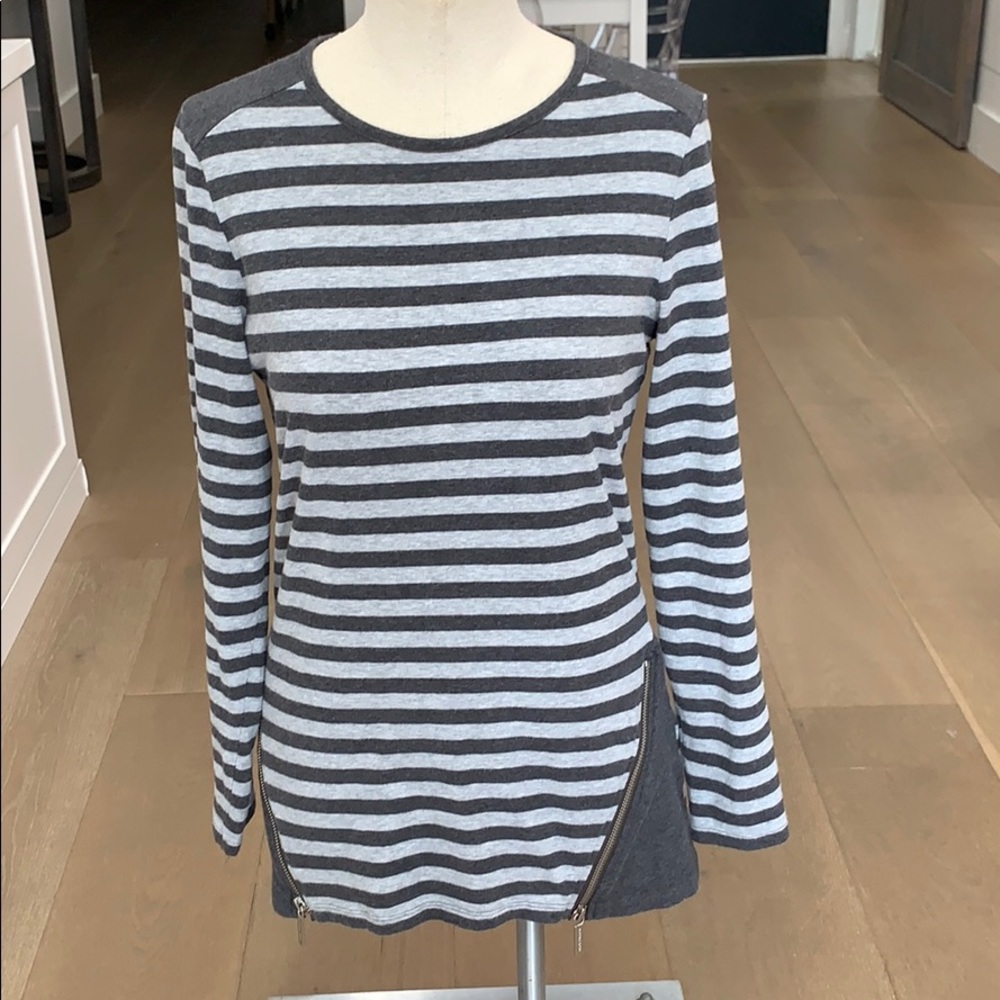 Grey Striped Micheal Kors Long Top